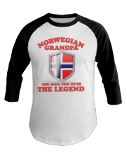 NORWEGIAN GRANDPA LEGEND Baseball Tee thumbnail
