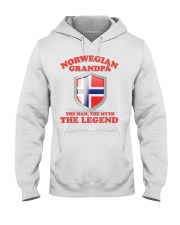 NORWEGIAN GRANDPA LEGEND Hooded Sweatshirt thumbnail