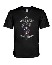 VIKING STUFF NORWEGIAN V-Neck T-Shirt thumbnail