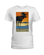 NORWAY MOOSE VINTAGE TRAVEL Ladies T-Shirt thumbnail