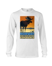NORWAY MOOSE VINTAGE TRAVEL Long Sleeve Tee thumbnail