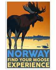 NORWAY MOOSE VINTAGE TRAVEL 11x17 Poster front