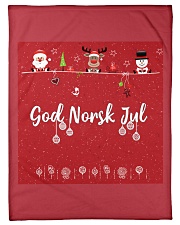 GOD NORSK JUL Small Fleece Blanket - 30" x 40" thumbnail