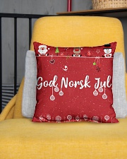 GOD NORSK JUL Indoor Pillow - 16” x 16” aos-decorative-pillow-lifestyle-front-01