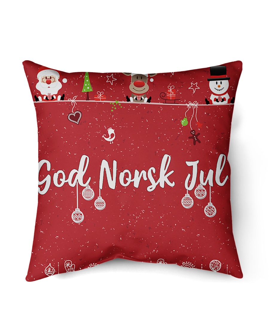 GOD NORSK JUL Indoor Pillow - 16” x 16”