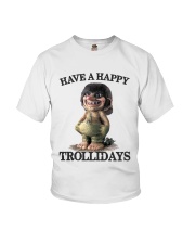 HAVE A HAPPY TROLLIDAYS Youth T-Shirt thumbnail