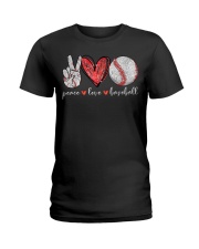Baseball Lover Ladies T-Shirt tile