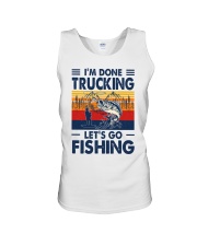 Lets go Fishing- Trucking Unisex Tank tile