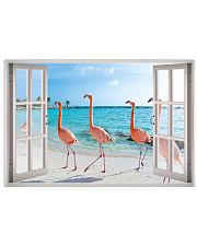 Flamingo Beach Poster 36x24 Poster front