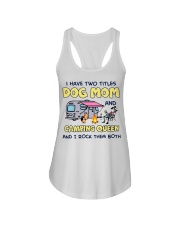 Camping Queen Ladies Flowy Tank tile