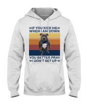 If you kick me Hooded Sweatshirt tile