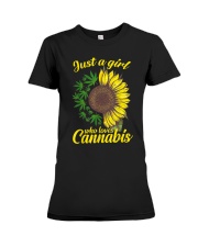 Cannabis Lover Premium Fit Ladies Tee tile