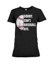 Baseball Lover Premium Fit Ladies Tee tile