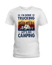 Lets go CAMPING - Trucking Ladies T-Shirt tile