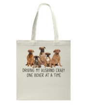DRIVING MY HUSBAND Tote Bag tile