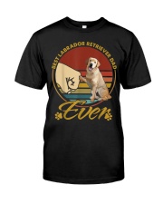 Best Labrador Retriever Dad Ever Retro Classic T-Shirt front