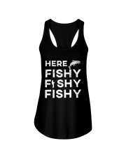 HERE FISHY FISHY FISHY Ladies Flowy Tank thumbnail