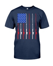 Fishing Patriotic American Classic T-Shirt thumbnail