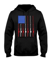 Fishing Patriotic American Hooded Sweatshirt thumbnail