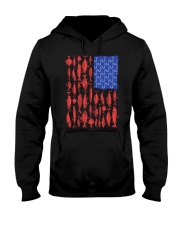 Fishing Patriotic American Hooded Sweatshirt thumbnail