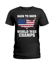 WORLD WAR CHAMPS Ladies T-Shirt thumbnail