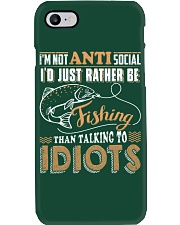 I'D JUST RATHER BE FISHING THAN TALKING TO IDIOTS Phone Case thumbnail