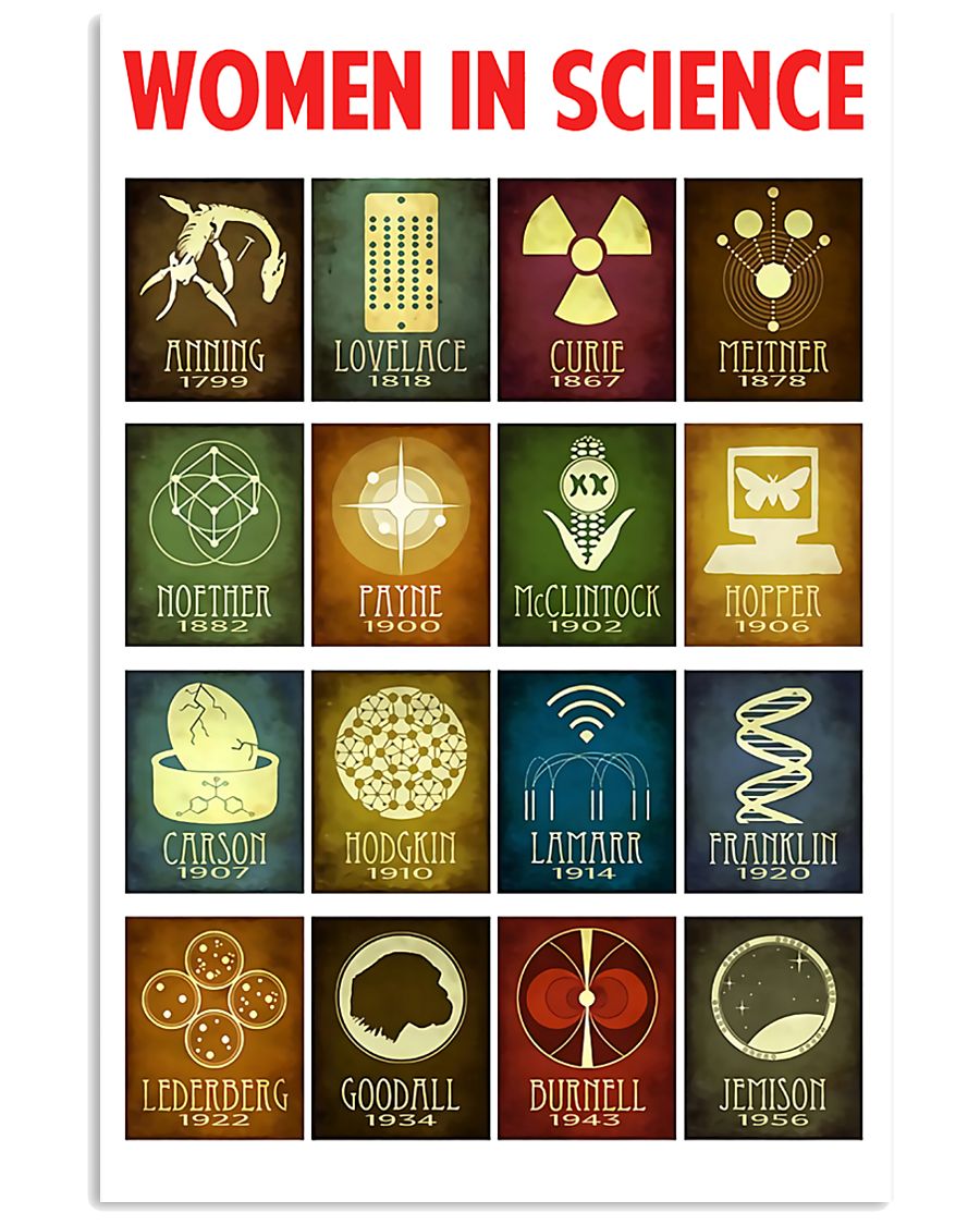 Women In Science 11x17 Poster