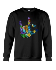 Mosaic Sign Language Crewneck Sweatshirt thumbnail