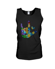 Mosaic Sign Language Unisex Tank thumbnail