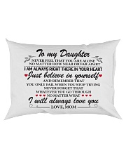 To My Daughter Rectangular Pillowcase back