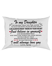 To My Daughter Rectangular Pillowcase front