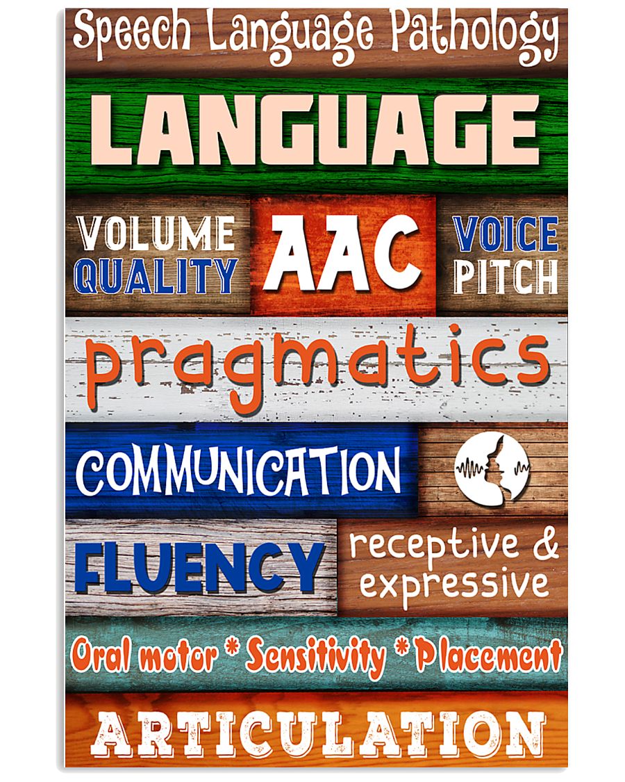 Speech Language Pathology 11x17 Poster