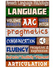 Speech Language Pathology 11x17 Poster front