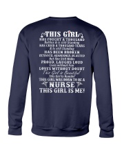 Nurse Shirt - This Girl Is Me Crewneck Sweatshirt thumbnail
