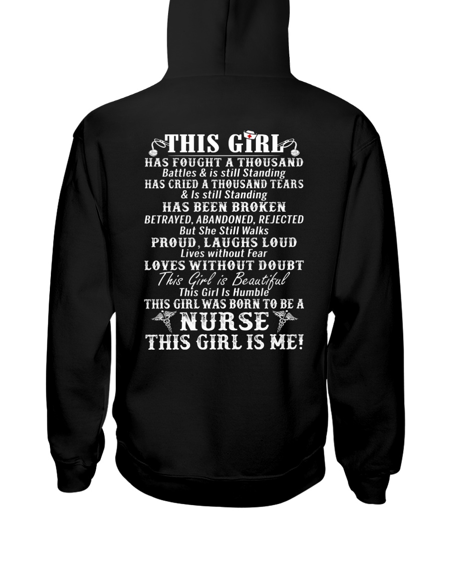 Nurse Shirt - This Girl Is Me Hooded Sweatshirt