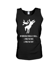 My horses spool Unisex Tank thumbnail