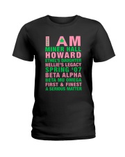 I am Ladies T-Shirt front