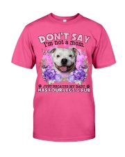 Staffordshire Bull Terrier-CS4086-Don't Say-V2 Classic T-Shirt tile