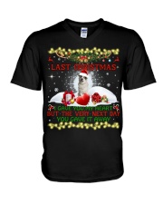 Great Pyrenees-DN2374-Last Christmas V-Neck T-Shirt tile