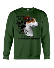 Jack Russell Terrier-Art-CS1389-My Hardest Crewneck Sweatshirt tile