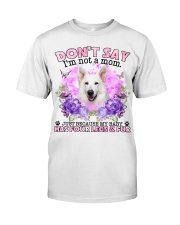 Berger Blanc Suisse-CS4086-Don't Say-V2 Classic T-Shirt front