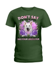 Berger Blanc Suisse-CS4086-Don't Say-V2 Ladies T-Shirt tile