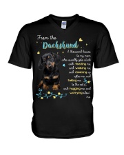 Dachshund-CS3220 V-Neck T-Shirt tile