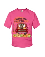 Yorkshire Terrier-CS3176-Happy Fall Youth T-Shirt tile