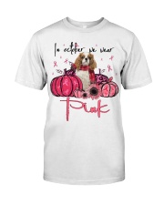 Cavalier King Charles Spaniel-CS3118-We Wear Pink-V3 Classic T-Shirt front