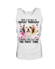 Lhasa Apso-CS3626-Repeat Yourself Unisex Tank tile