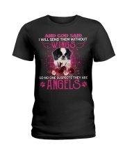 Japanese Chin-CS3169-And God Said-V2 Ladies T-Shirt tile
