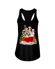 Bull Terrier-Christmas-V12 Ladies Flowy Tank tile