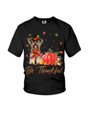 Yorkshire Terrier-CS3570-Be Thankful Youth T-Shirt tile