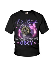 Morkie-02-CS3533-Just Breathe-V2 Youth T-Shirt tile
